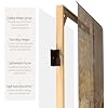 Red Lantern 6 ft. Tall Double Sided Brasserie Canvas Room Divider 3 Panel Freestanding Folding Privacy Screen, Partition, and Separator for Modern and Contemporary Bedroom, Home Office, Studio, Dorm