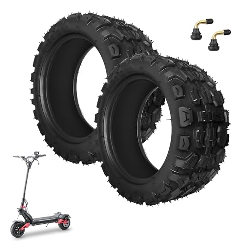 2 PCS 100/65-6.5 Tire Tubeless, 11 Inch Scooter Tires for VSETT 11+/Zero 11X/Dualtron/Thunder/Speedual Plus, Non-Slip Tubeless Off-Road Electric Scooter Tire.