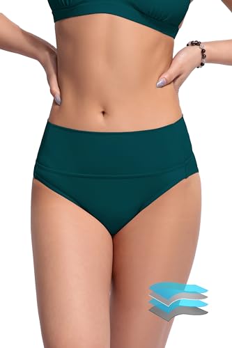 Image of Beautikini Period Swimwear Bikini Menstrual Swim Bottoms Leakproof Bathing Suits for Teens Girl