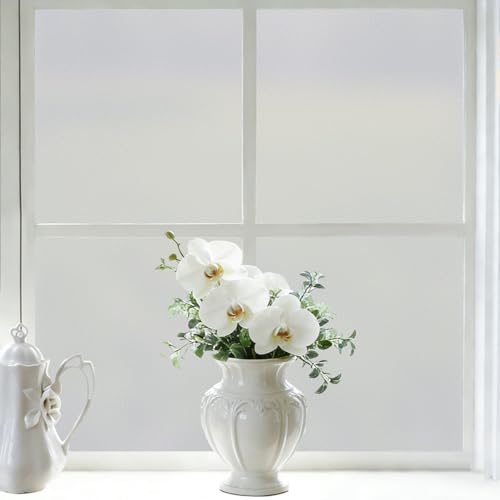 VELIMAX Window Privacy Film, Frosted Glass Window Film, Sun &