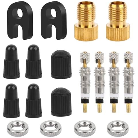 UKOFEW Kit de Valves Presta 18 pièces Cover