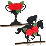Including: the design of these 2 pcs derby horse party centerpiece is very special, using exquisite horse rider and trophy patterns, giving people an elegant and noble feeling The patterns of horse racing and horse racers are depicted using artistic ...