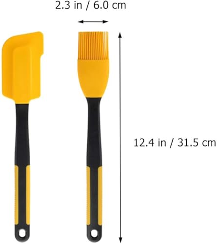 Miniatura 2 de DOITOOL raspador de mantequilla espátula de silicona espátula de silicona cepillo de hilvanado espatulas de reposteria espátula de goma cepillo