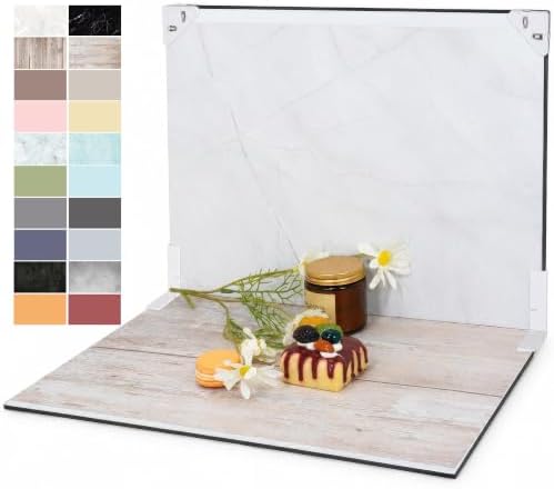 Yoocheese Photo Backdrop for Product Photography, 16.5×11.7in Compact Kit