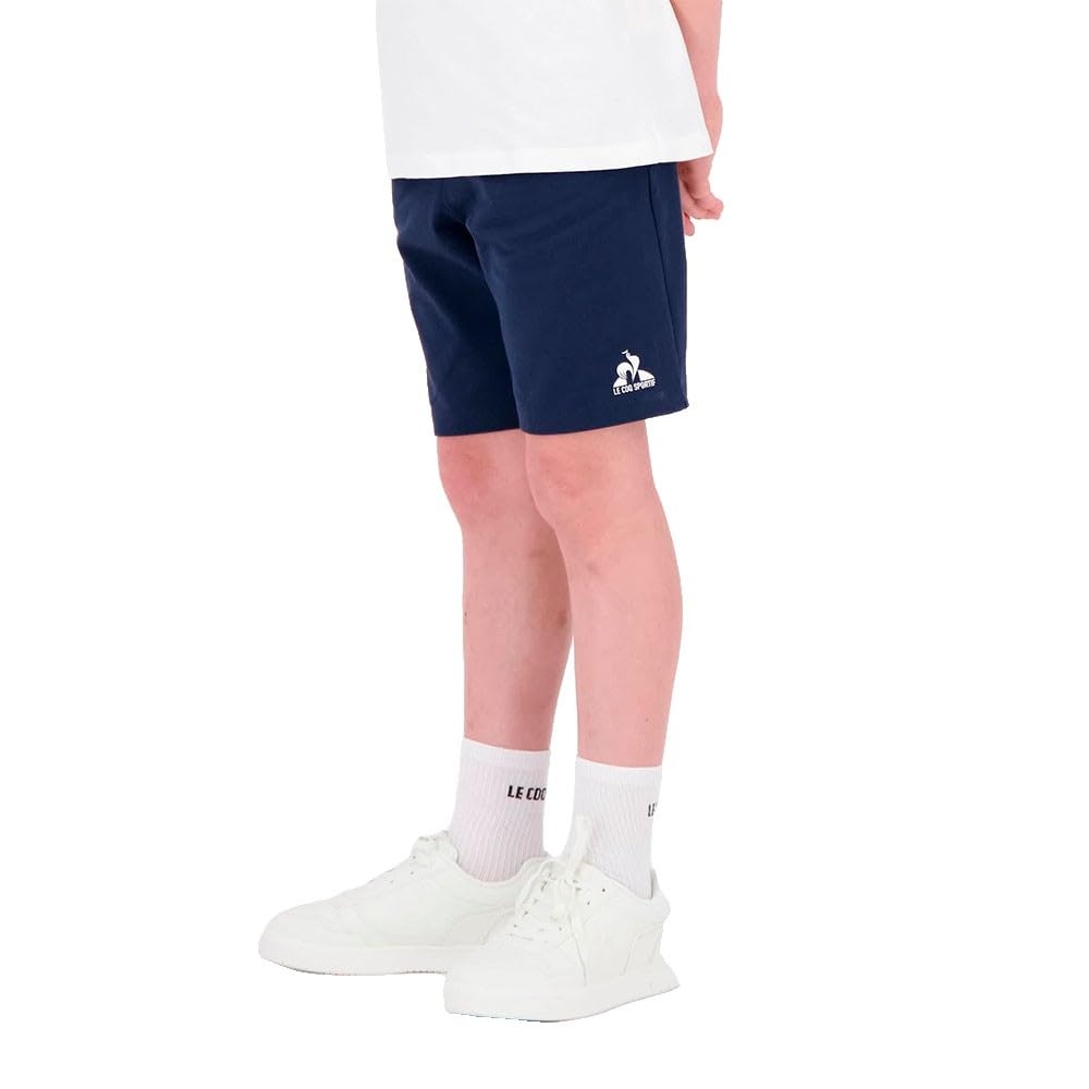Le Coq Sportif - ESS Regular Short N°1 Kids - Miękka bawełna najwyższej jakości Sport rekreacyjny Unisex - Komfort i trwałość dla młodych sportowców - Rozmiar 8 lat - Jasnoniebieski