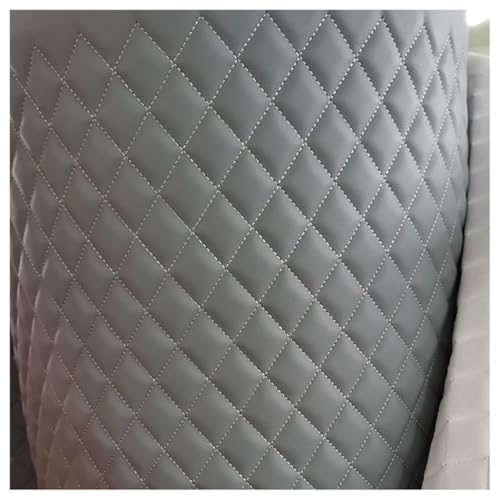 Tissu en simili cuir gris pour réparer un canapé usé ou une sellerie auto abîmée