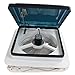 Wentylator dachowy RV, 12 V RV 10 ostrzowy wentylator do samochodu kempingowego Tryb podwójny Odwracalny wentylator wyciągowy z otwartym wlotem i wylotem i 4 diody LED