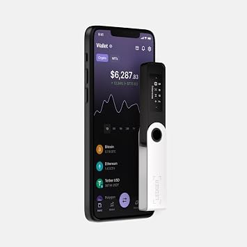 Ledger Nano S Plus Signer الطريقة السهلة لإدارة عملاتك المشفرة ورموز NFT بأمان (محفظة Ledger لسطح المكتب وأندرويد فقط) أسود غير لامع