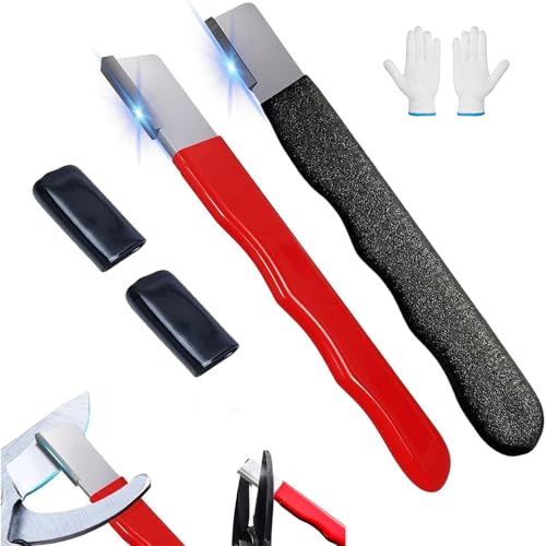 1PACK Outdoor Portable Dual-Purpose Whetstone,Multipurpose Garden Tool Blade Sharpener for Knife,Pocket Lawnmower Blade Sharpener, for Gardening Pruner,Lawn Care,Loppers,Pruning Shears