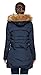 Orolay Women's Down Jacket with Faux Fur Trim Hood (M, Navy)