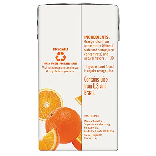 Tropicana 100% Juice Box, Orange Juice, 4.23Oz (Pack Of 44) #TOP3