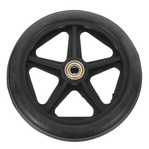 Cabilock 車椅子用交換可能な前輪 ゴム製ホイール 静音設計 性向上 クイックインストール対応 多用途アクセサリー