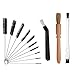 Produktbild Kaffee Pinsel, Kaffee Reinigungsbürste Set 13 Stück Espressomaschinen Reinigungspinsel Holz Griff Kaffeepinsel und Kleine Strohhalm Bürste Für Kaffeevollautomat Espressomaschine Reinigungs