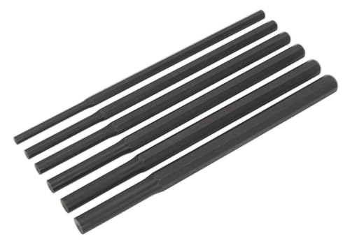 SEALEY ak91226 Parallel Pin Punch Set 6 schwere Metrisches