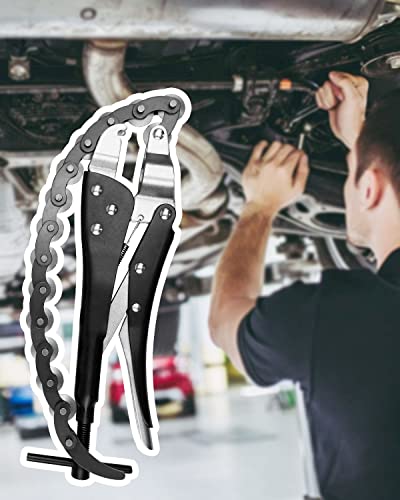 Tailpipe Cutter 3/4 To 3 Inch, Carbon Steel Chain Exhaust Pipe Cutter Tool, Tube Cutting Pliers For Cutting Exhaust Pipe Copper Pipes #TOP5