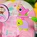 Bright Starts Pink Paradise Portable Baby Bouncer with Vibrating Infant Seat and -Toy Bar, Max Weight 20 lbs., Age 0-6 Months