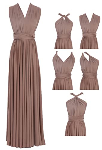 Edaydress Long Dresses for Wedding Convertible Wrap Multi Way Infinity Dresses to Wear to a Wedding Bridesmaid Dresses