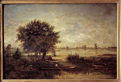 Toile les Bords de Loire Rousseau 60x90cm art portrait pour décoration murale