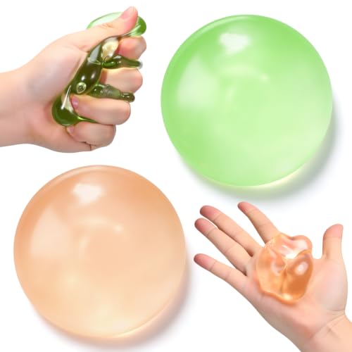 Coconut Oil Squishy 2 Pcs, No Rebound Shapeable Stress Ball Fidget Toy