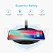 Headphone Stand Gaming Headset Stand with Wireless Charging Sturdy 2-in-1 Headset Holder & Wireless Charger for iPhone 8/8 Plus/X Samsung S8/S8 PlusS7/S7 Edge/S6/S6 Edge