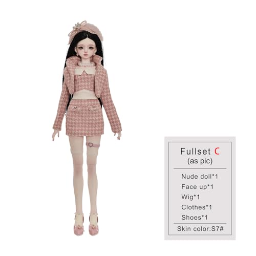 Muñeca BJD Evadne 1/4 Articulada de Resina Rosa miniatura 5