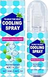 Mremolix Cooling Mist Spray for Hot Weather, Summer for Face and Body, Prevents Heat Stroke, Instant Cooling Mist, Natural Mint Spray, Cool Face Mist (1)