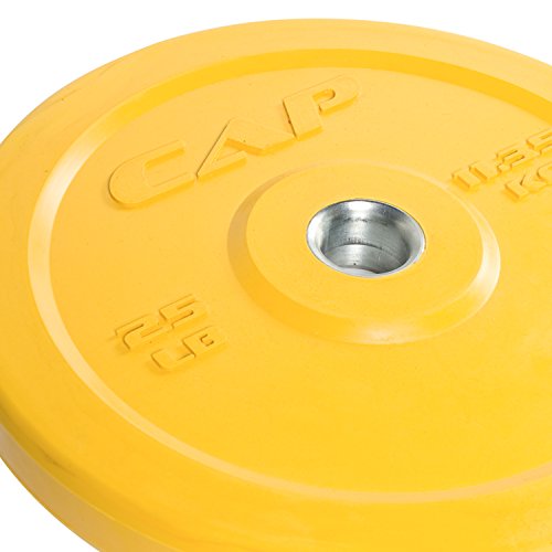Cap Barbell Olympic 2" Rubber Bumper Plate #TOP2
