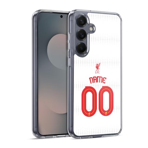 Coque personnalisable Liverpool FC Samsung S25 protection gel maillot blanc