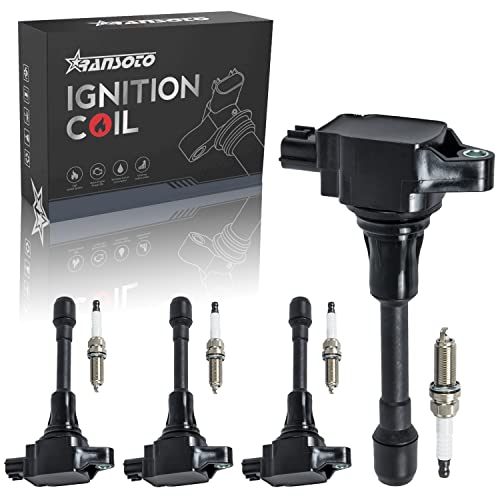Ransoto Uf549 Ignition Coil Pack & 9029 Spark Plug Compatible With Nissan Altima Cube Rogue Sentra Versa Nv200 1.6L 1.8L 2.0L 2.5L L4 Set Of 4 #TOP26