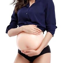 Silicone Realistic Artificial Fake Belly, Fake Pregnant Belly False Tummy Bump Silicone3months