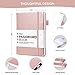 Taja Password Keeper Book with Alphabetical Tabs，Small Password Books for Seniors, Password Notebook for Internet Website Address Log in Detail, Password Logbook to Help You Stay Organized - Rose Gold