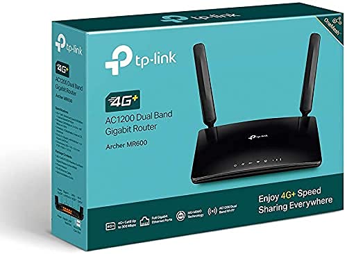 TP-Link MR600 (v3) 4G+ Cat6 LTE Dual Band Gigabit Router with O2 Data SIM Card Bundle - Image 7
