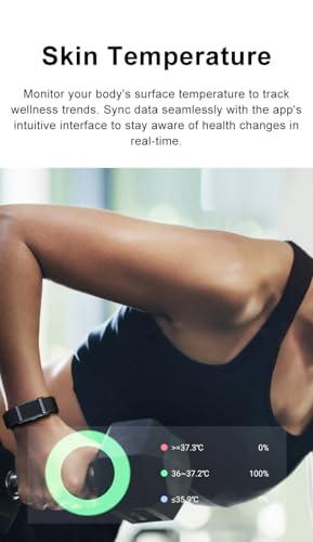 Image of Premium Metal Fitness Band 50-Day Battery SpO2 Heart Rate AI Health (Green)