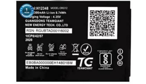 Image of Original H12348 Bat-tery for Jio Wi-Fi Battery H-12348 Reliance Jio Wi-Fi Dongle /Airtel W-iFi / M2S Fi 2 / Wireless Router 4g FI2 / M2 hot spot Battery with 1 Year Warranty* (K11)