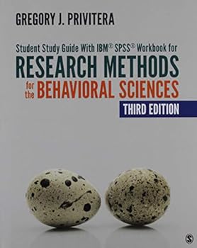 Hardcover Bundle: Privitera: Research Methods for the Behavioral Sciences 3e (Hardcover) + Privitera: Student Study Guide with Ibm(r) Spss(r) Workbook for Resea Book