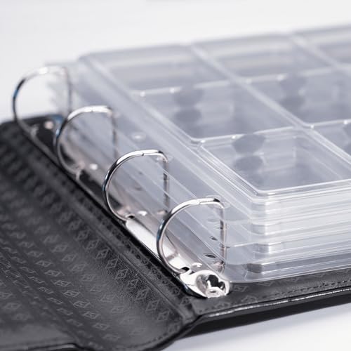 Hoja transparente para almacenamiento de monedas 9 compartimentos miniatura 5