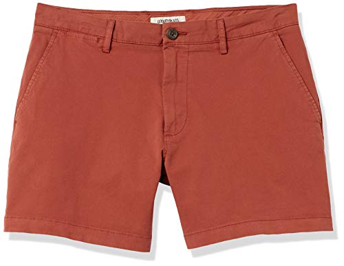 Image of Amazon Essentials Men's Slim-Fit 5 inch Lightweight Comfort Stretch Oxford Cotton Shorts