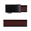 Obsidian / Chocolate Brown Leather