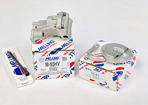M55HV Melling Hi Volume Oil Pump With Pinned Steel Shaft And Pickup Screen