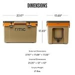 RTIC 52 QT Ultra-Light Hard Cooler - Image 6