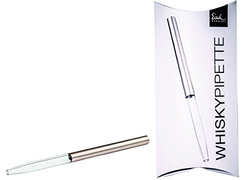Eisch Pipetta Da Whisky In Platino – Pipetta Di Vetro Realizzata A Mano Con Vero Platino – Made In Germany