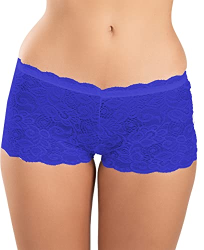 Image of FIMS - Fashion is my style Cotton Lycra Net Boy Short Panty for Womens, Mid Rise, Satin, Hipster Panties, Daily Use, Back and Front Coverage, Brief, See Main Image to Check How Many Panty You Will Get
