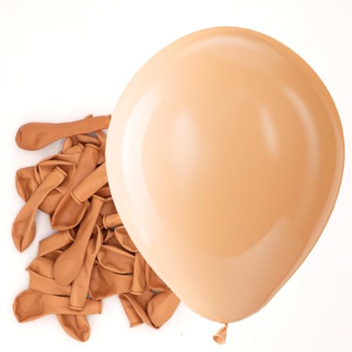 Image of Bezente Nude Balloons Latex Matte Party Balloons 150 Pack 5 inch Small