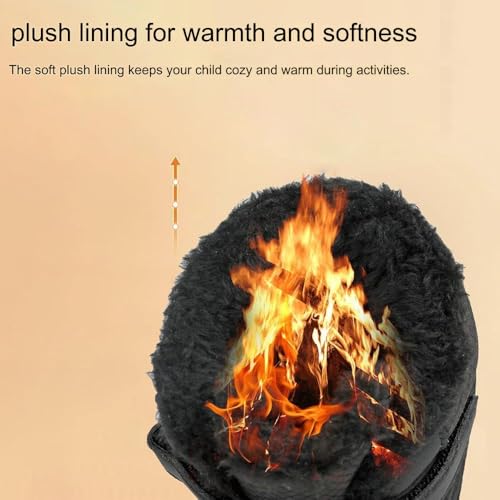 Toddler Barefoot Shoes Wide Toe Box Winter, Zero Drop Healthy Sole Warm And Non-Slip Waterproof Barefoot Shoes for Children3