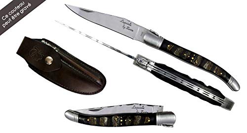 Couteau Laguiole en Buffle idéal pour sublimer vos découpes de viandes à table