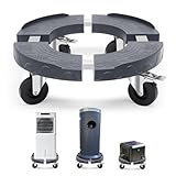 Humagineer Support Roulant Freiné, Chariot à Roulette Lourd 220kg, Diamètre Réglable 3...