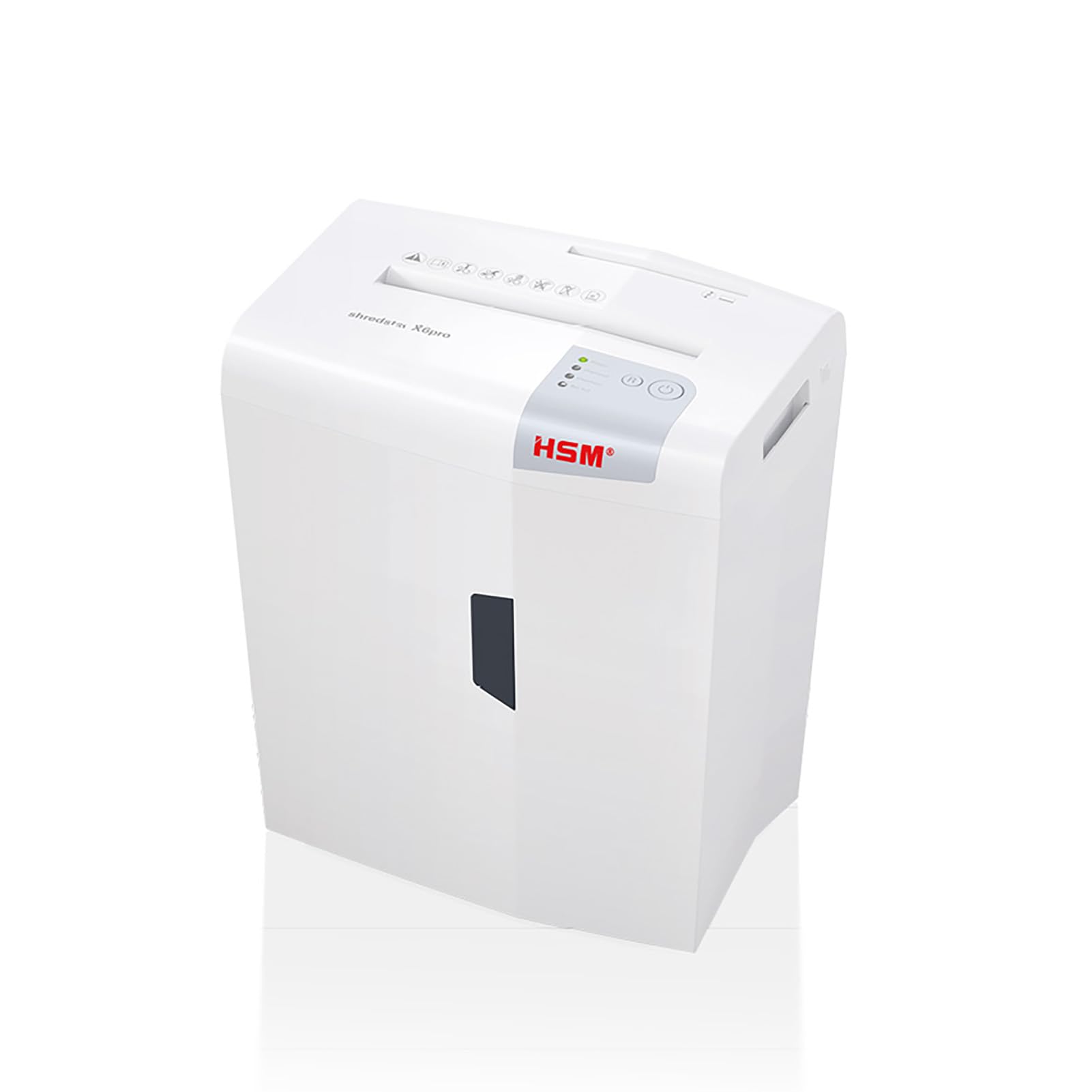 HSM shredstar X6pro 1046111 Distruggidocumenti da 2x15 mm, Bianco argento, taglio a frammenti