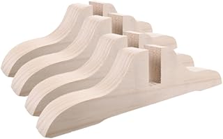 Veemoon Base SéParateur ÉCran De PièCe Bois, 4 PièCes Support D