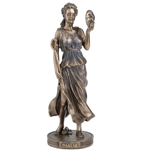 Estatua Thalia musa griega de comedia 9.37 in miniatura 1