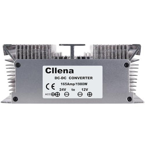 Image of 24V to 12V Step Down Converter Voltage Regulator 165A 1980W Waterproof DC Buck Transformer Power Supply